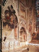Maso di Banco Tomb with fresco of the resurrection of a member of the Bardi family oil painting reproduction